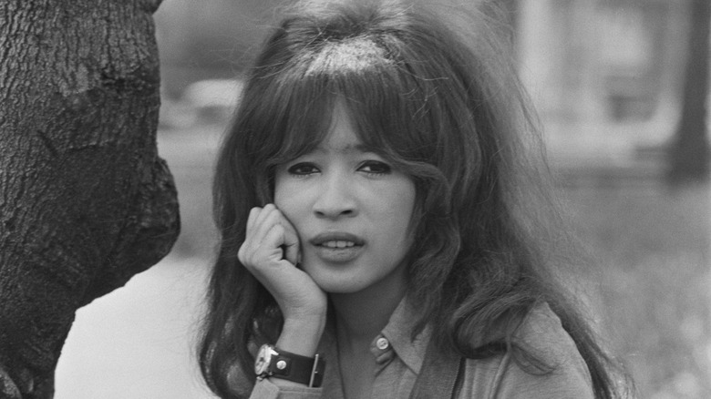 Ronnie Spector posing