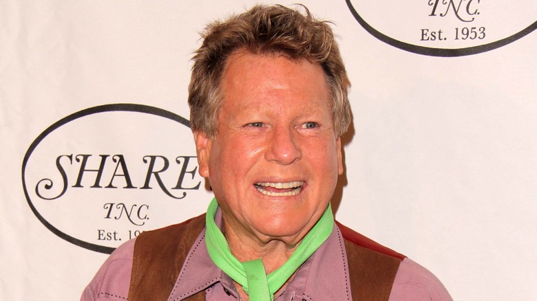 Ryan O'Neal smiling