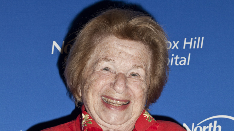 Dr. Ruth on red carpet