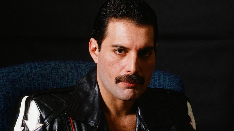 Freddie Mercury posing 