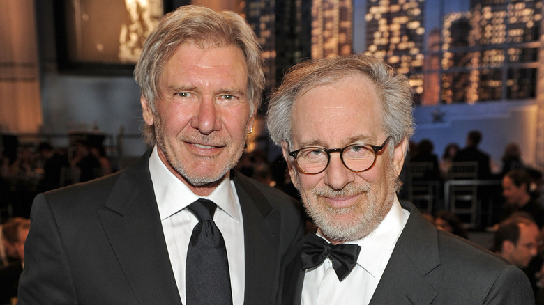 Harrison Ford and Steven Spielberg