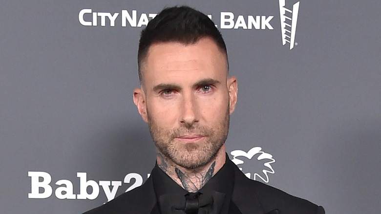 Adam Levine posing