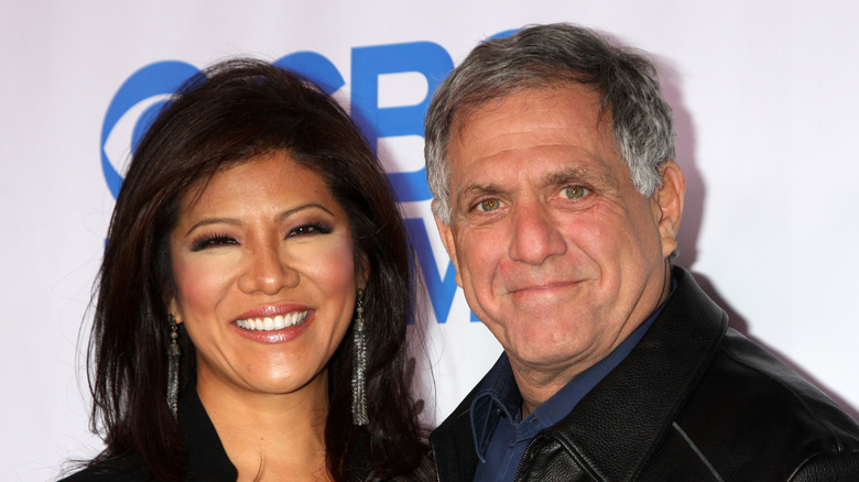 Julie Chen Moonves and Les Moonves posing at an event