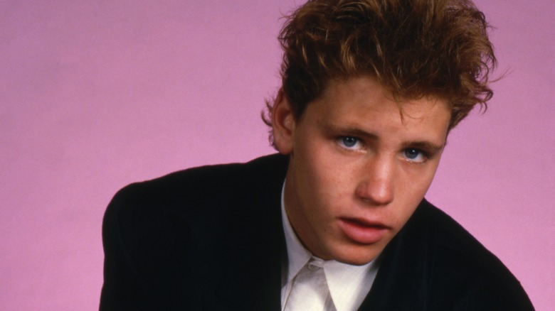 Corey Haim posing