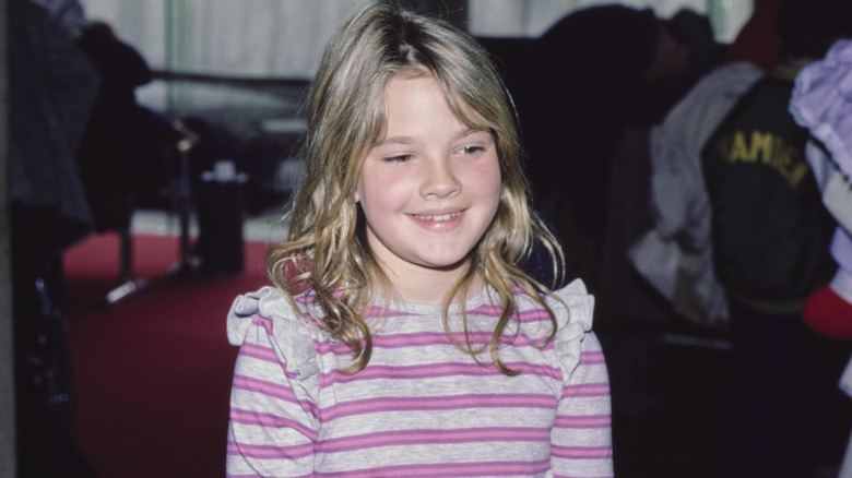 Drew Barrymore smiling