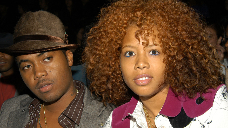 Nas and Kelis at event