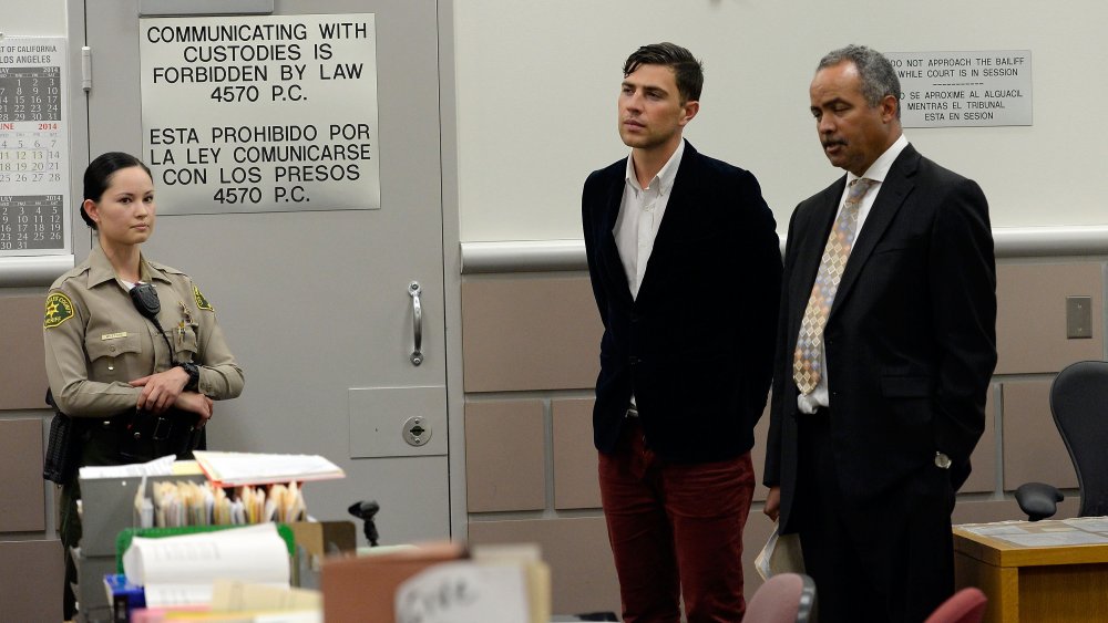 Vitalli Sediuk at Los Angeles County courthouse for a hearing related to his assault on Brad Pitt