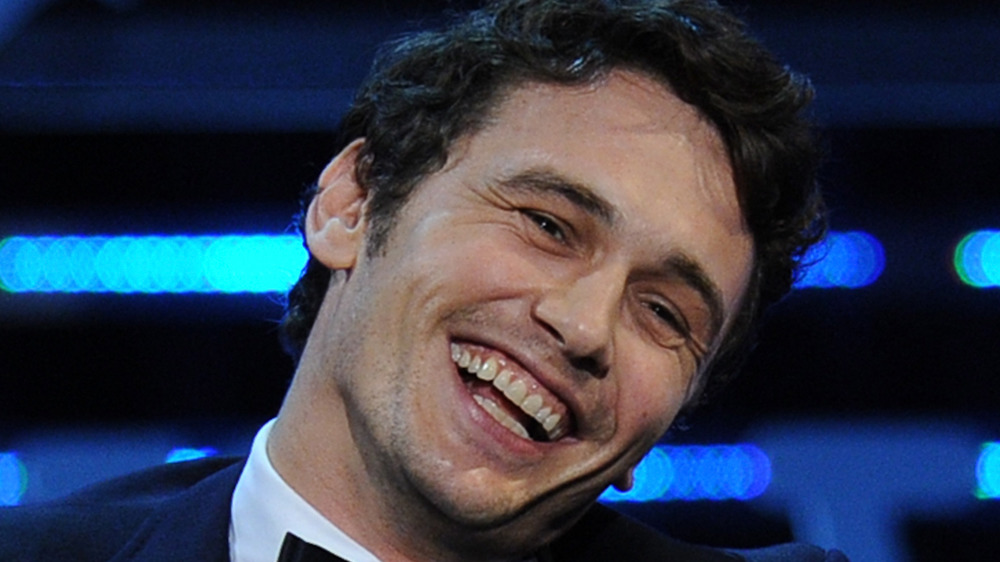 James Franco laughing