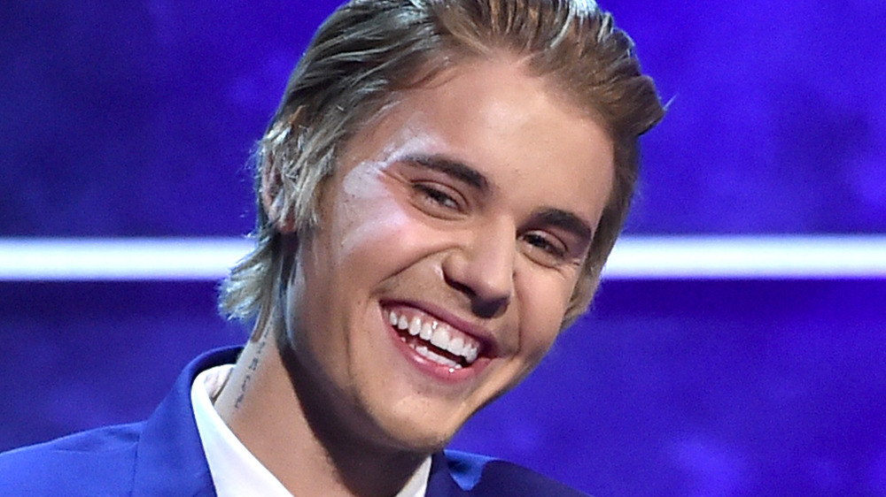 Justin Bieber laughing