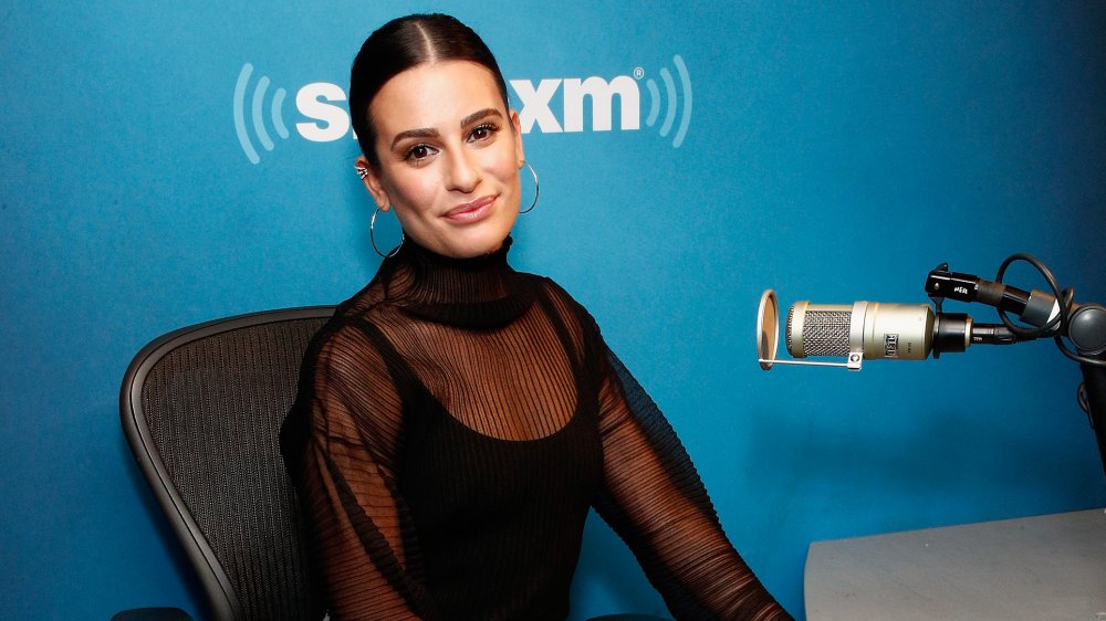 Lea Michele at SiriusXM radio show