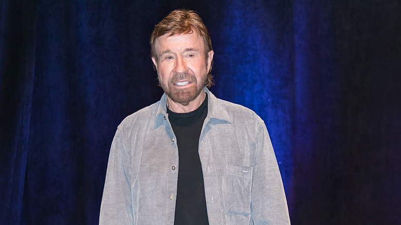 Chuck Norris smiling