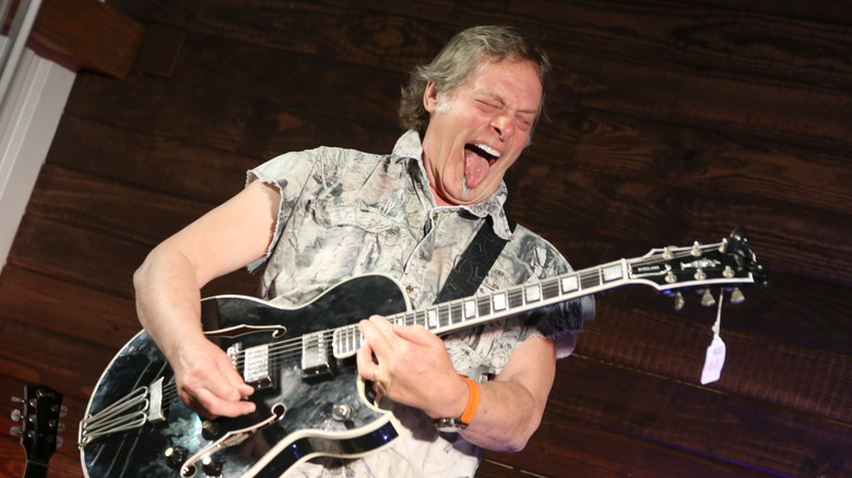 Ted Nugent playing guitar