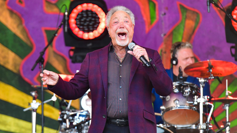 Tom Jones singing