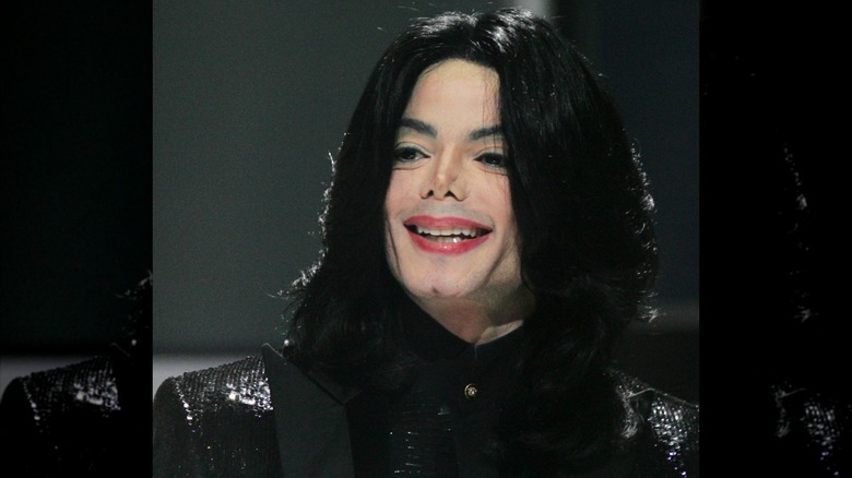 Michael Jackson smiling