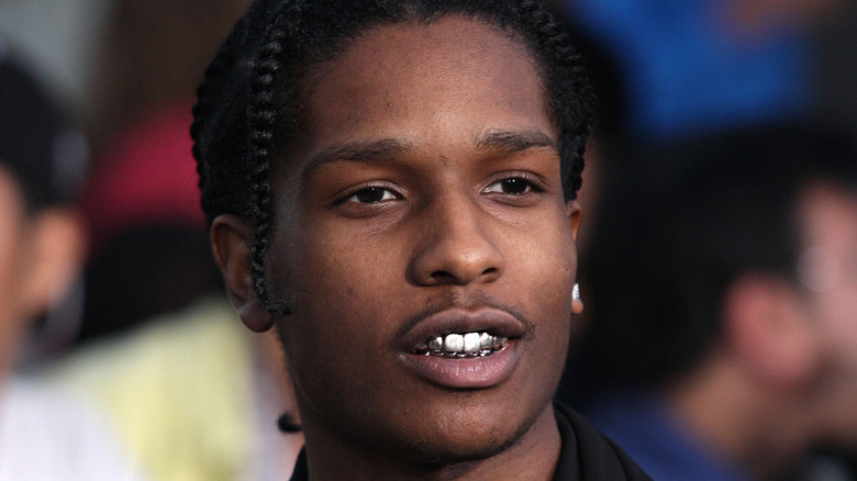 A$AP Rocky smiling