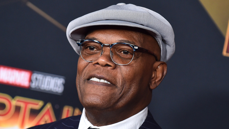 Samuel L. Jackson smiling