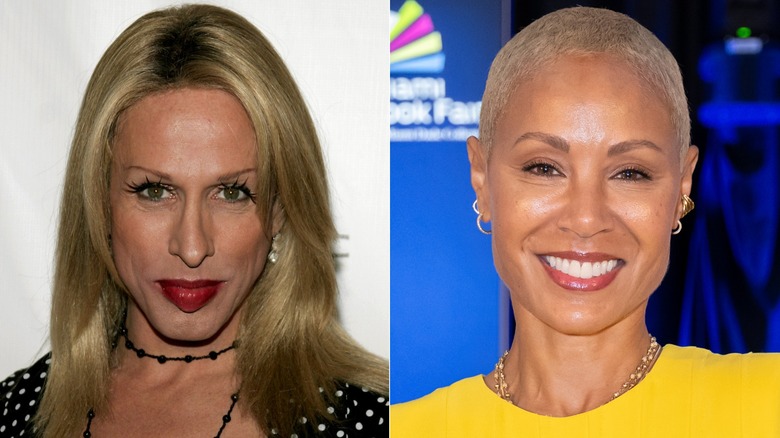 Alexis Arquette, left, and Jada Pinkett Smith, right