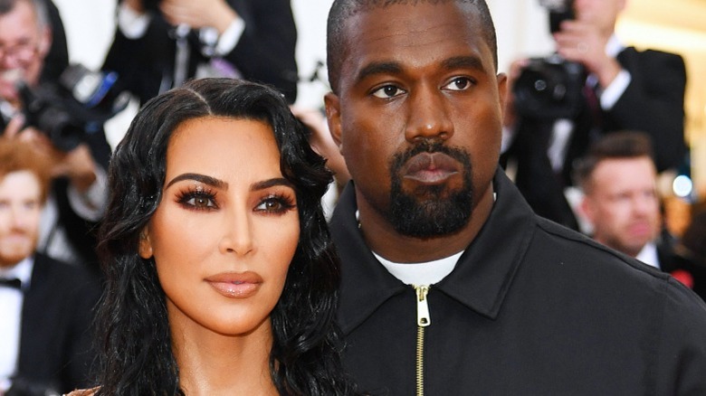 Kanye West and Kim Kardashian at the Met Gala 2019