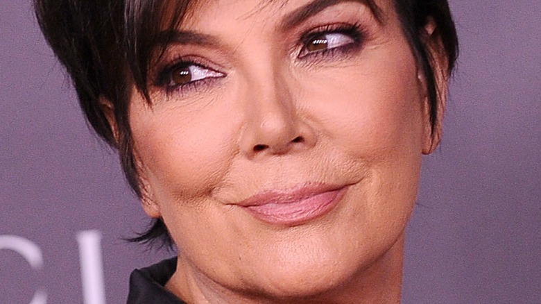 Kris Jenner at a LACMA gala in 2017