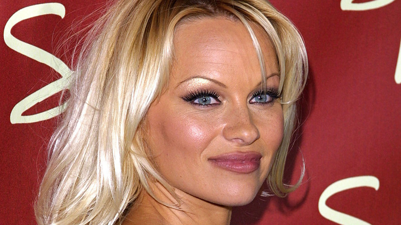 Pamela Anderson smiling