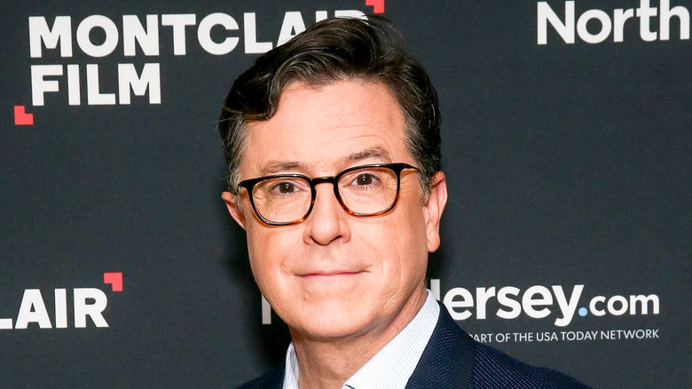 Stephen Colbert on red carpet