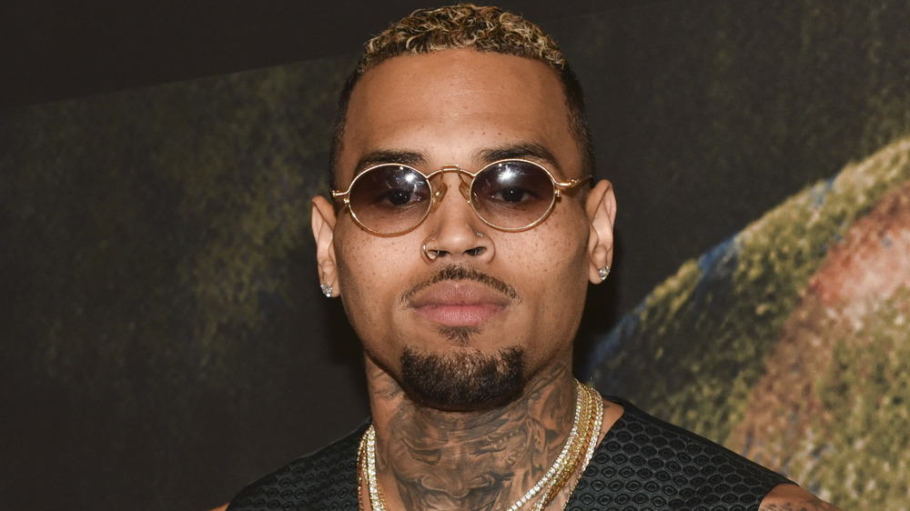 Chris Brown at a premiere