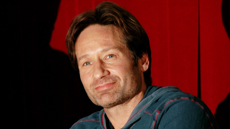 David Duchovny smiling