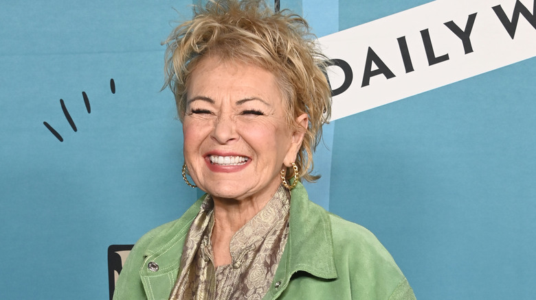 Roseanne Barr smiling