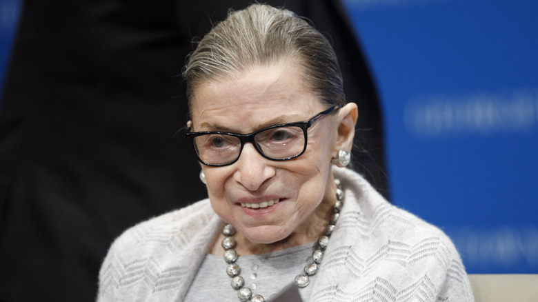 Ruth Bader Ginsburg smiling