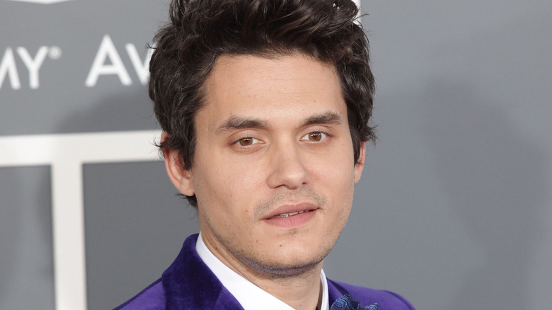 John Mayer smirking