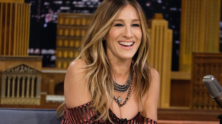 Sarah Jessica Parker after having her mole removed