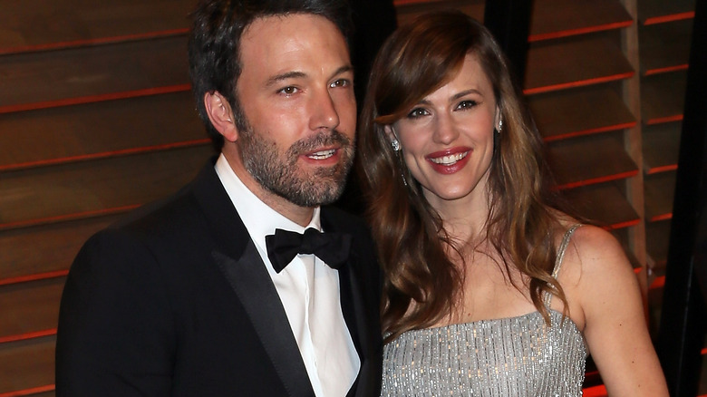 Ben Affleck and Jennifer Garner on a red carpet