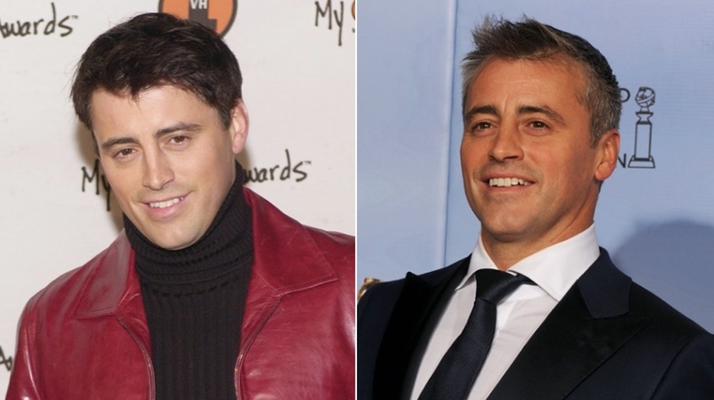 Matt LeBlanc at the My VH1 Music Awards in 2000; Matt LeBlanc at the Golden Globes in 2012