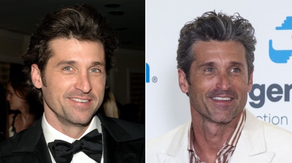 Patrick Dempsey at a Golden Globe afterparty in 2006; Patrick Dempsey at the opening ceremony of MIPCOM 2019