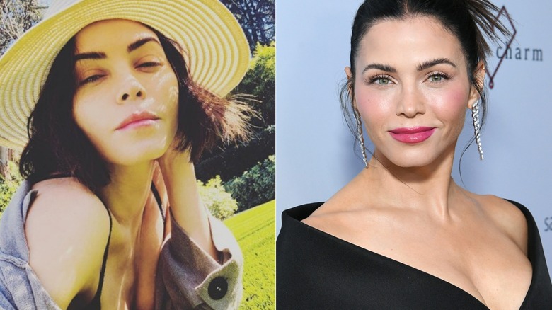 Jenna Dewan with and without makeup