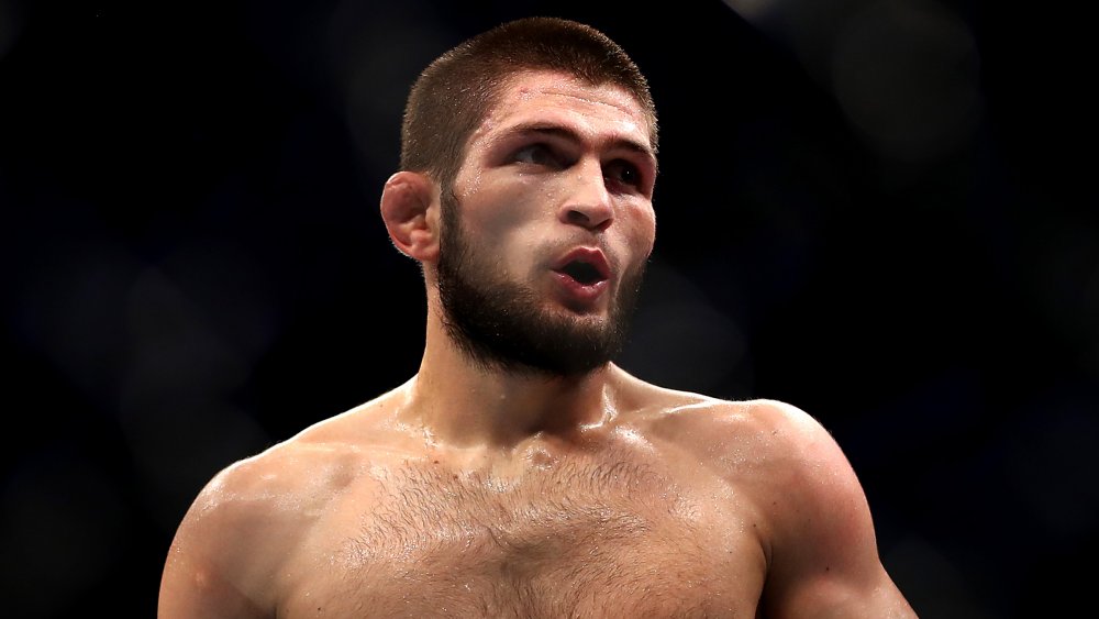 Khabib Nurmagomedov in a match