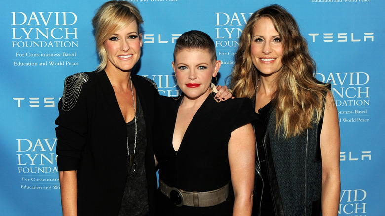 Dixie Chicks posing at David Lynch Foundation event