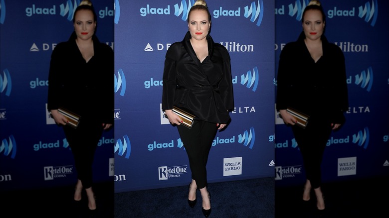 Meghan McCain posing for photos at 6th annual GLAAD Media Awards event