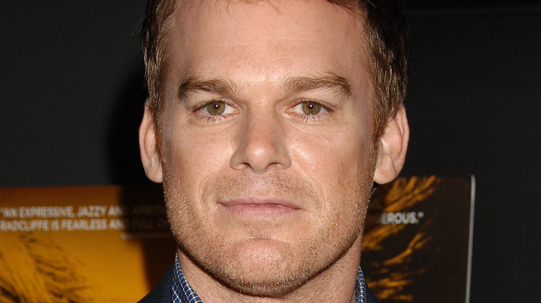 Michael C. Hall posing at an event