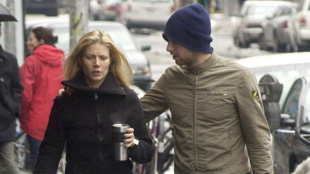 Gwyneth Paltrow and Chris Martin walking together