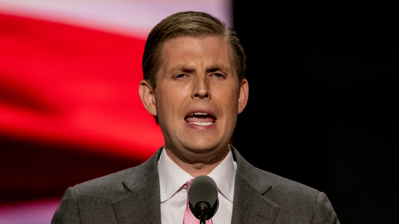 Eric Trump gives speech 