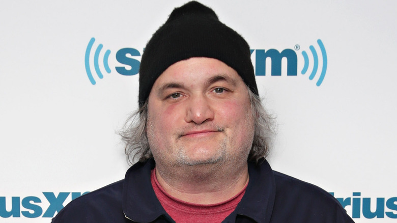 Artie Lange wearing a hat