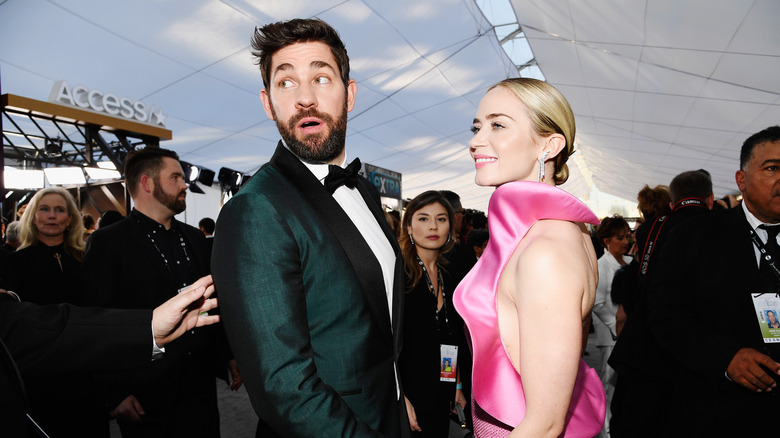 John Krasinski and Emily Blunt