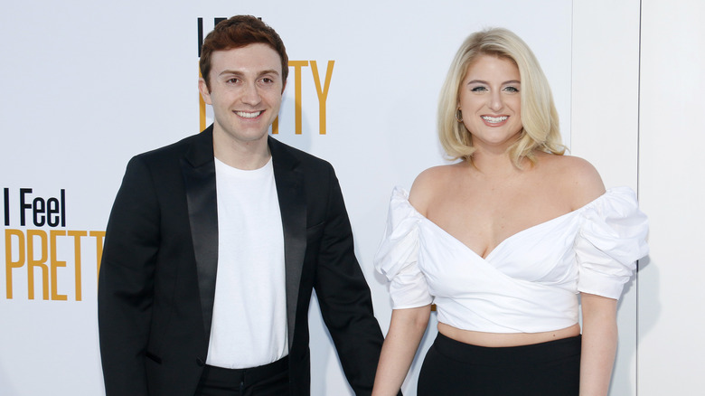 Daryl Sabara and Meghan Trainor smiling