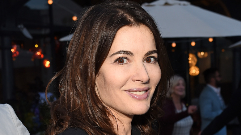 Nigella Lawson smiling at an event