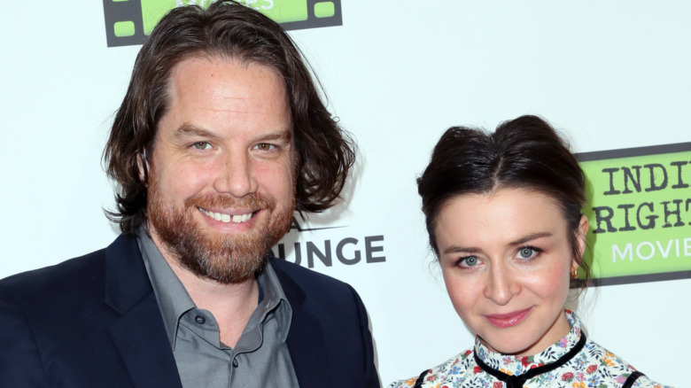 Caterina Scorsone and Rob Giles on the red carpet