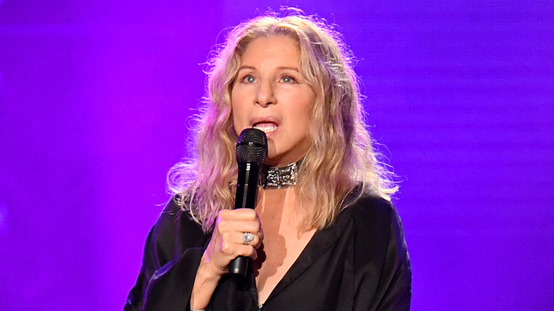 Barbra Streisand singing