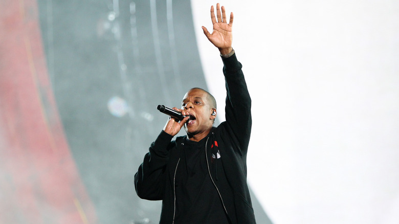 Jay-Z performing