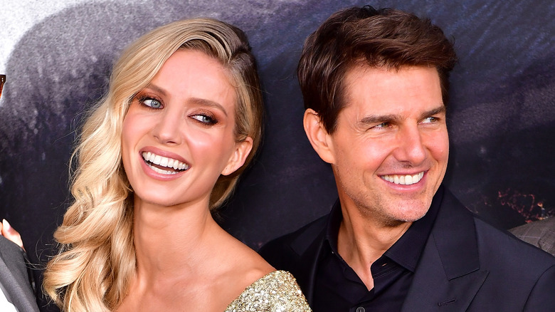 Annabelle Wallis, Tom Cruise smiling