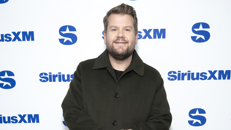 James Corden SiriusXM wall 